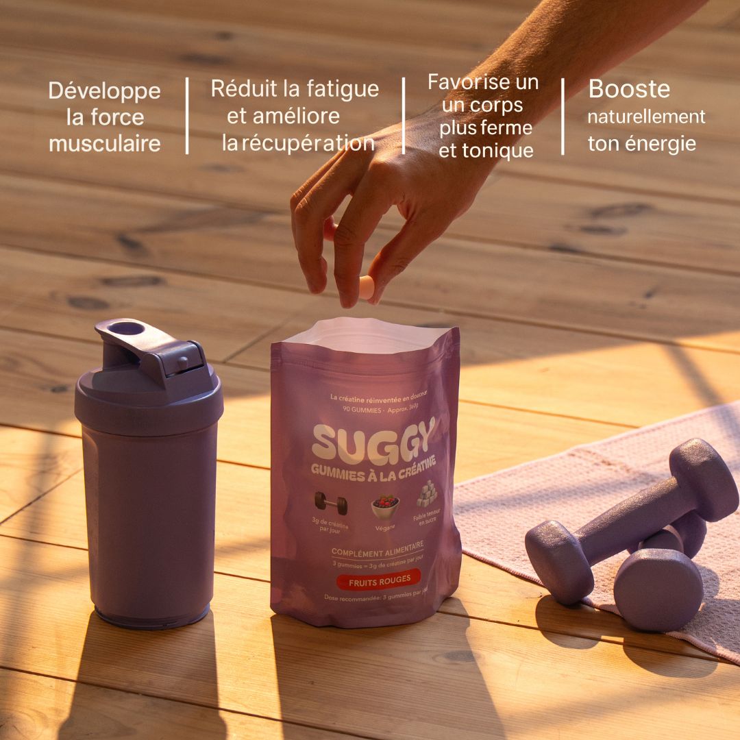 Suggy - Créatine Goût Fruits Rouges