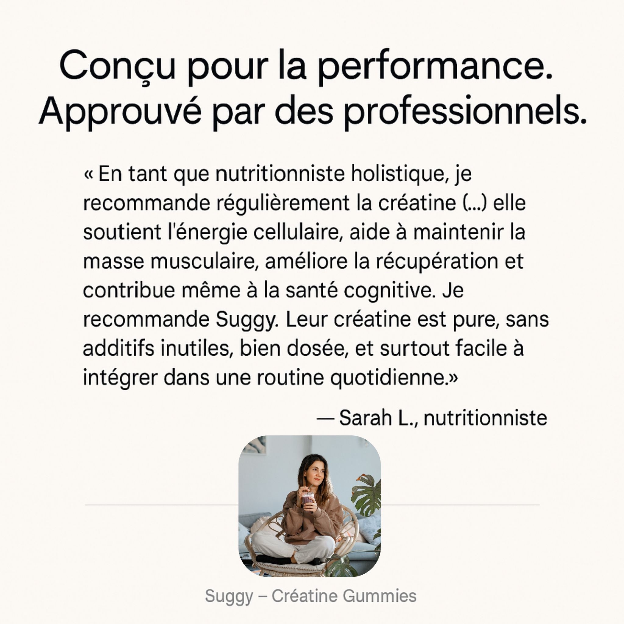 Suggy - Créatine Goût Fruits Rouges