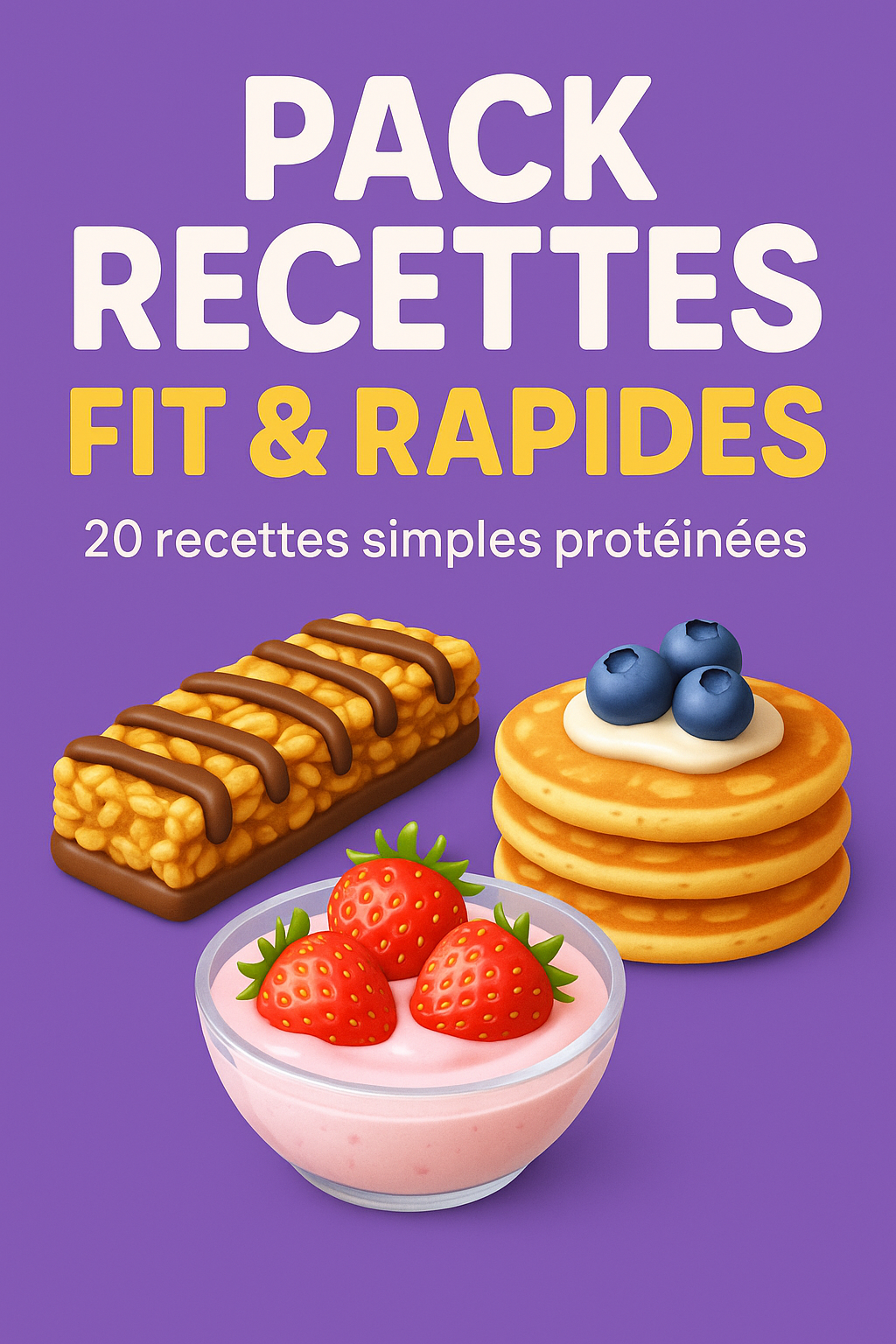 Pack 20 recettes fit & rapides