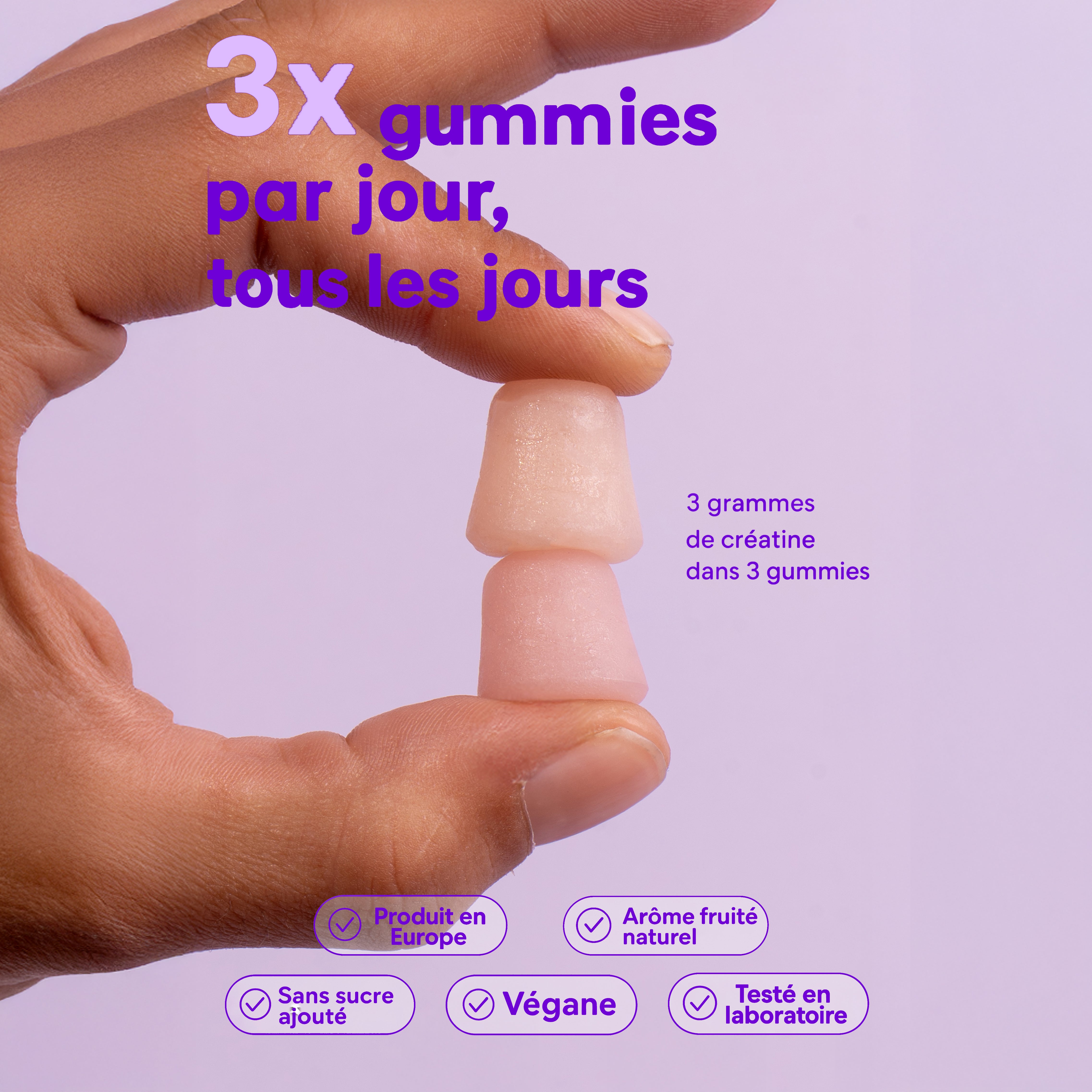 Suggy - Créatine Goût Fruits Rouges