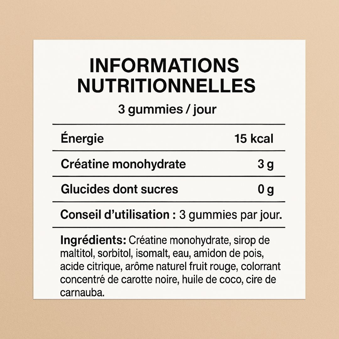 Suggy - Créatine Goût Fruits Rouges