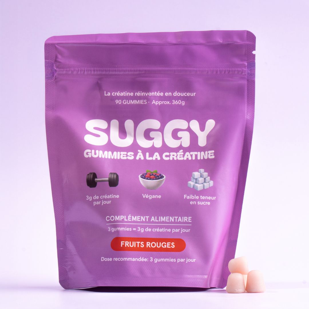 Suggy - Créatine Goût Fruits Rouges