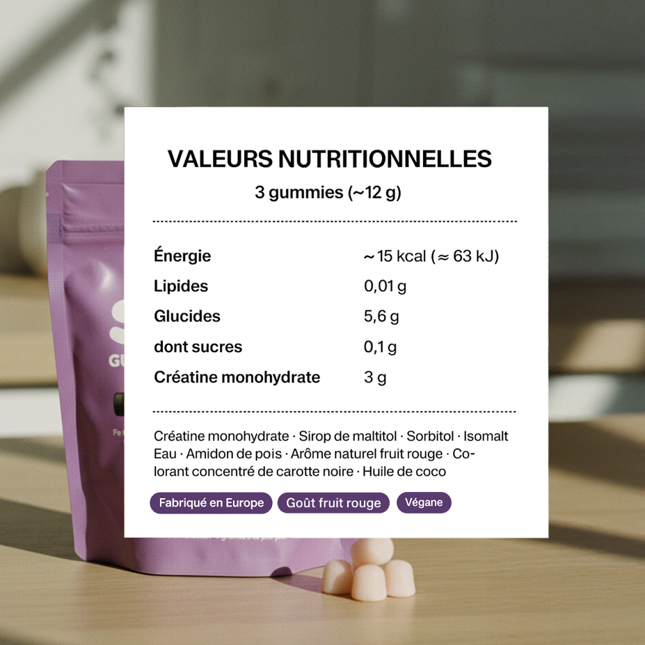 Suggy - Créatine Goût Fruits Rouges